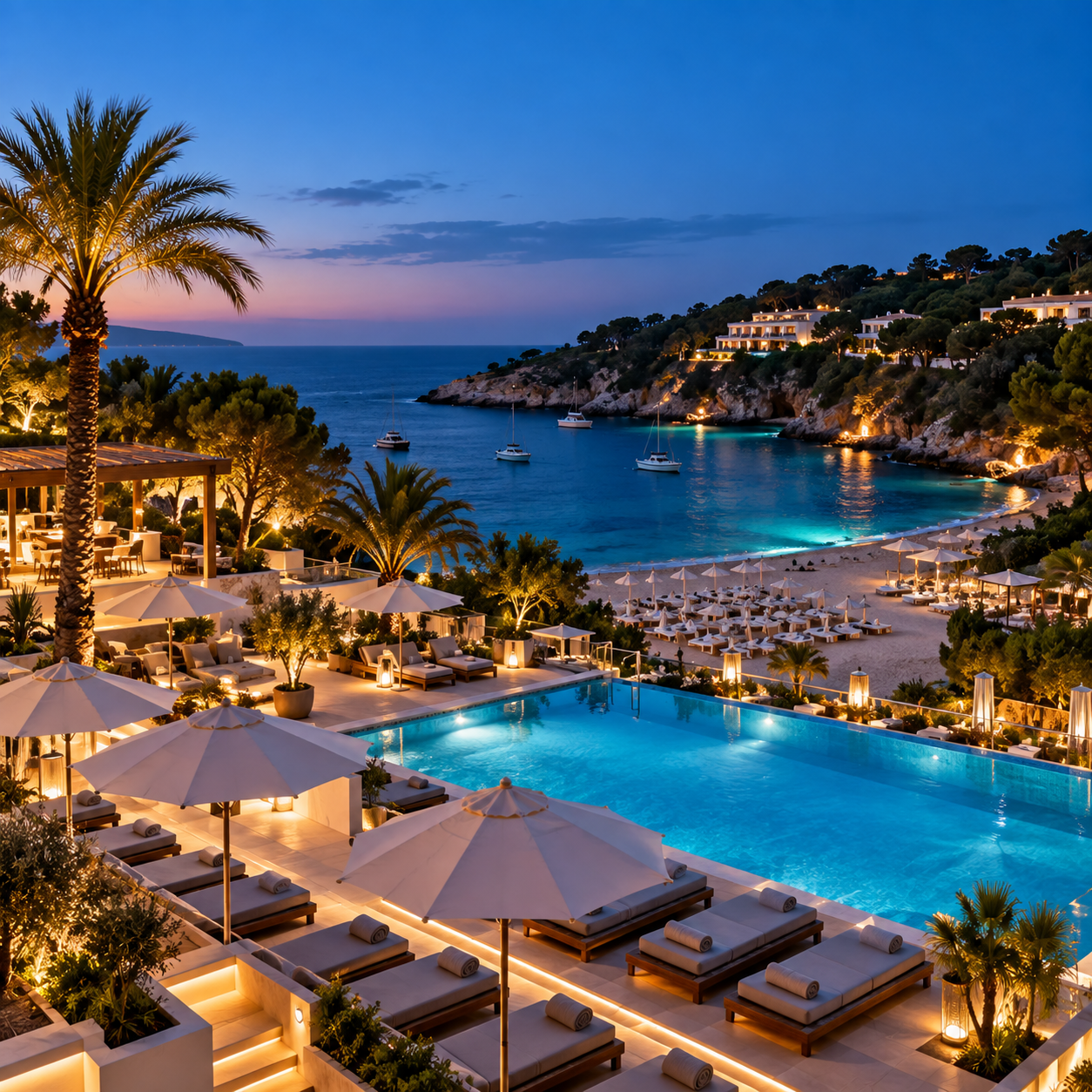 Adults only beach holiday in Portinatx Ibiza