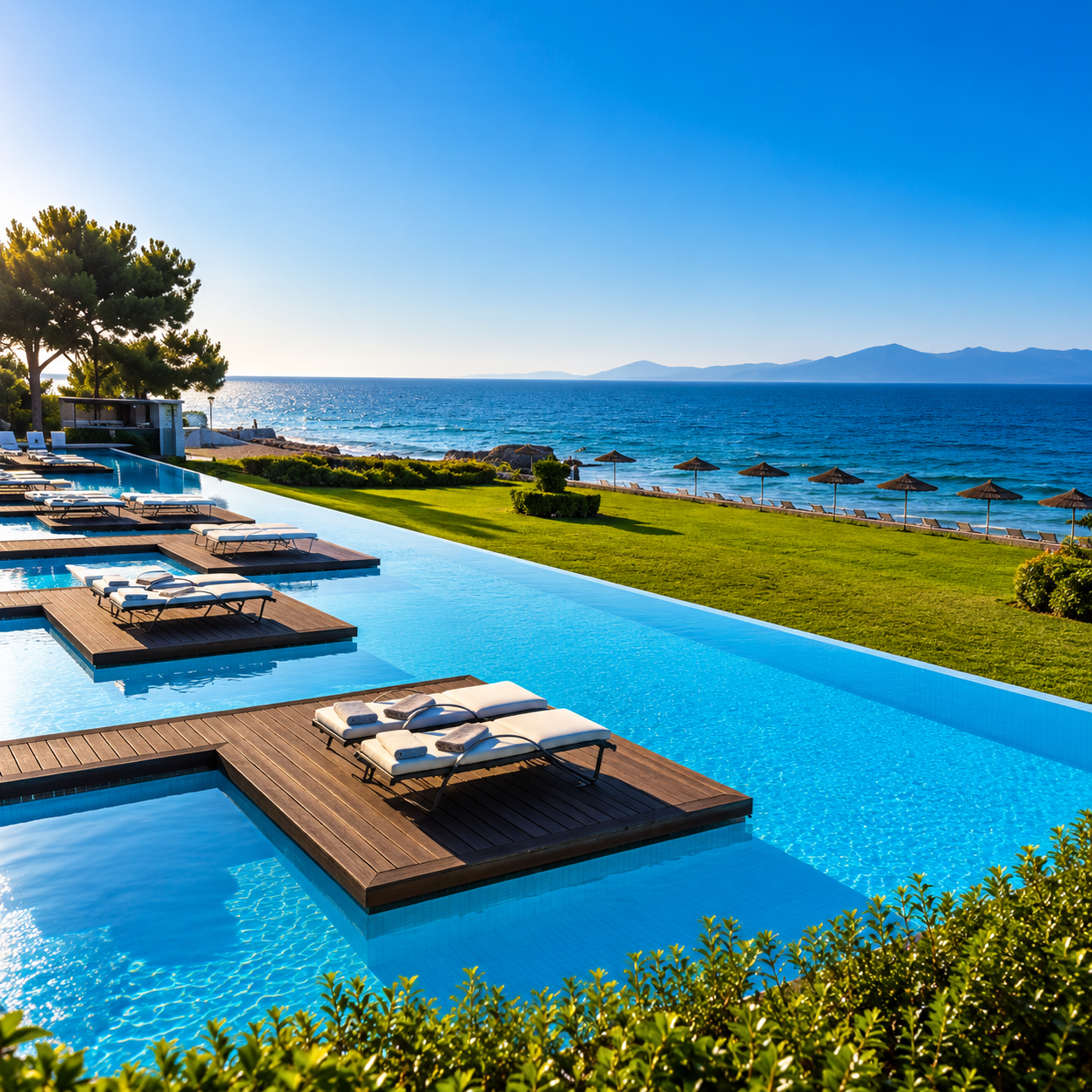 Luxury beach holiday in Ixia Rhodes